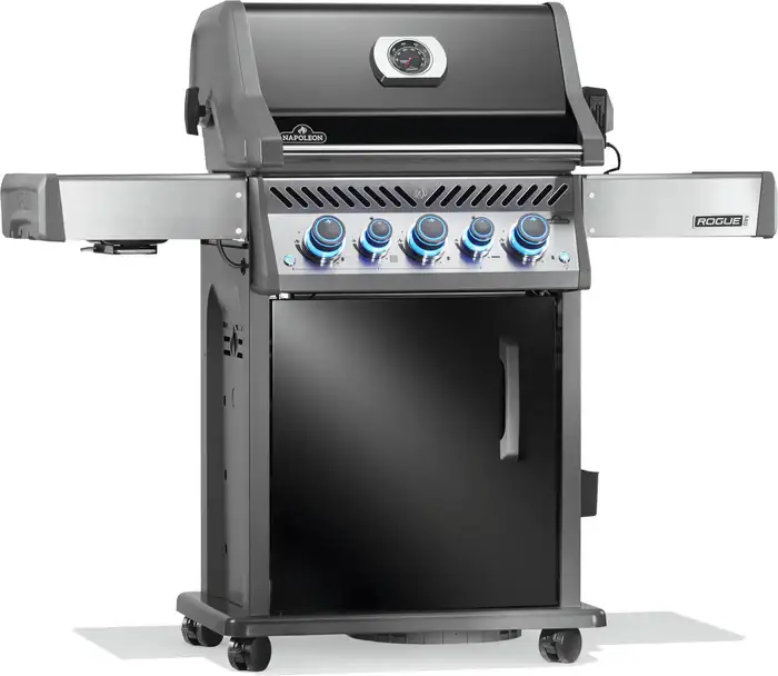 Napoleon Rogue PRO-S 425 Gasgrill schwarz mit Gussrosten & Drehspieß