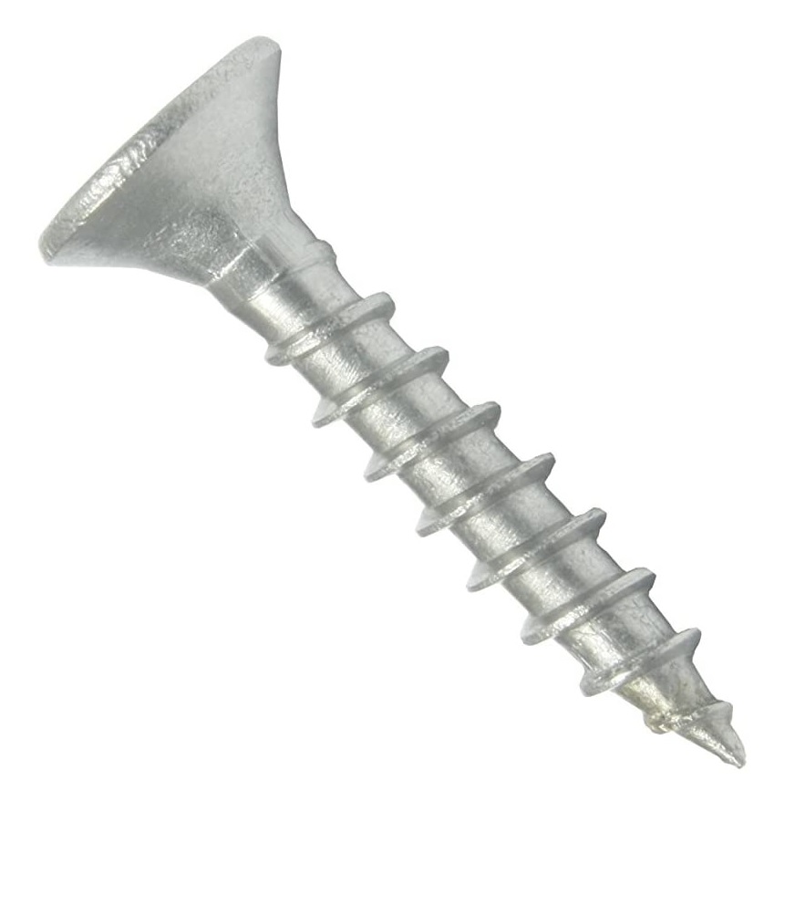 cobra_Holzschraube-4-2x25_ 30 Stk. End- / Startclips Cobra24 inkl Edelstahl-Holzschrauben für Dielen mit Bohlenstärke ab 24mm