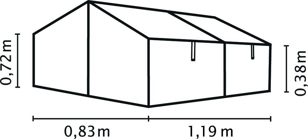 Frühbeet Gaia Jumbo ESG