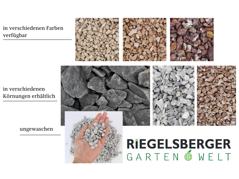 Splitt-ungewaschen-Info-Logo Ziersplitt 25 kg Splitt ungewaschen Gabionenfüllung Deko Garten