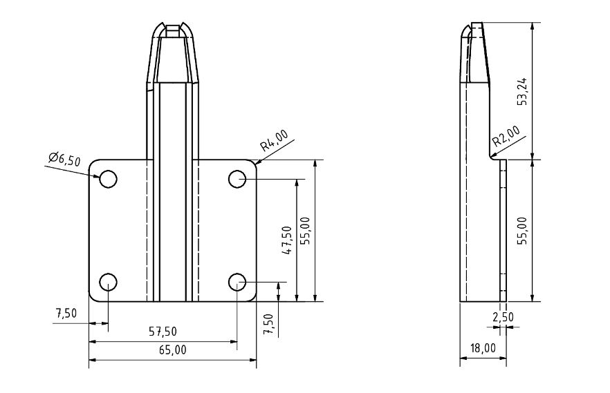 5xlktRdgiRd4ly Pitzl Wandverbinder WVP 110 x 65 x 18 mm galvanisch verzinkt Art.-Nr. 88070.0000