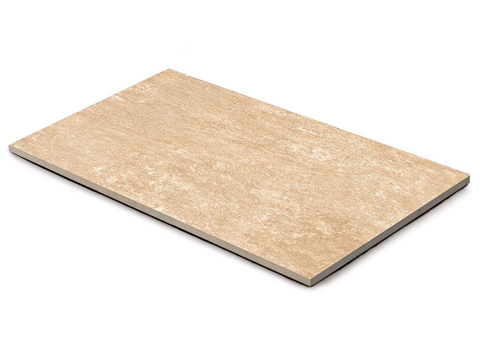KERAMIKPLATTE PIETRA DI VALS BEIGE 40x80x2 cm FEINSTEINZEUG MODERN 0,64 m², 2 STK.