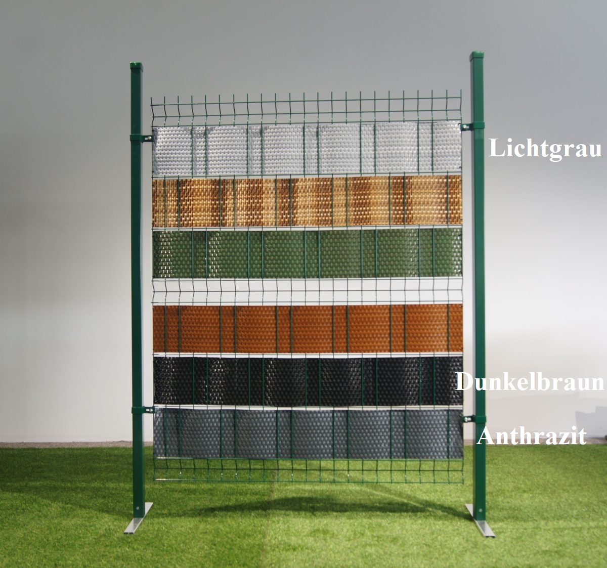 alle-Farben_2bju05uKVeJhWS PREMIUM Sichtschutzstreifen RATTAN 2550x190x4 mm für Doppelstabmatten