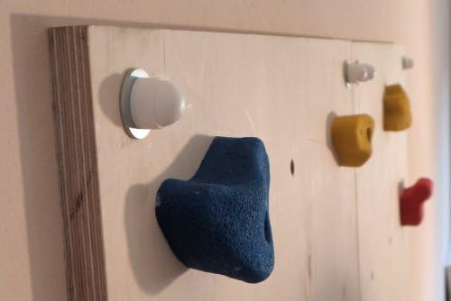 b4ZfOX59Rwb3Jcg Kletterwand Indoor mit bunten Klettersteinen und Montagematerial für Kinder und Erwachsene