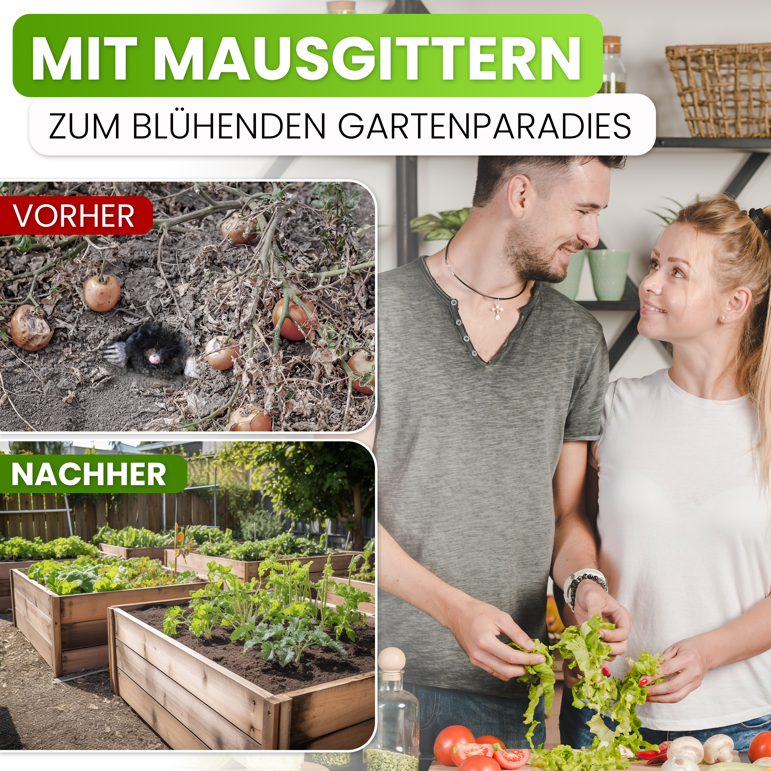 Mausgitter Wühlmausgitter für Hochbeet von Gartenwelt Riegelsberger