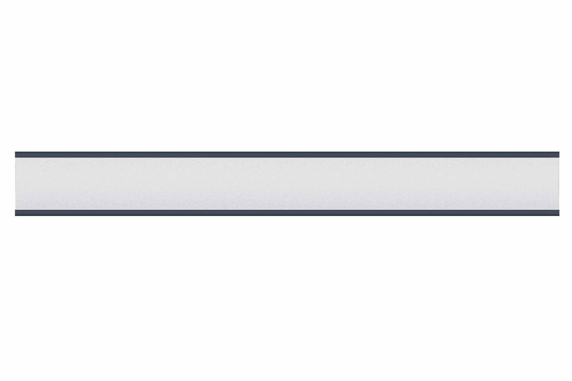 SNOW-anthrazit ALU-Design-Inlay SNOW anthrazit für WPC-Steckzaun