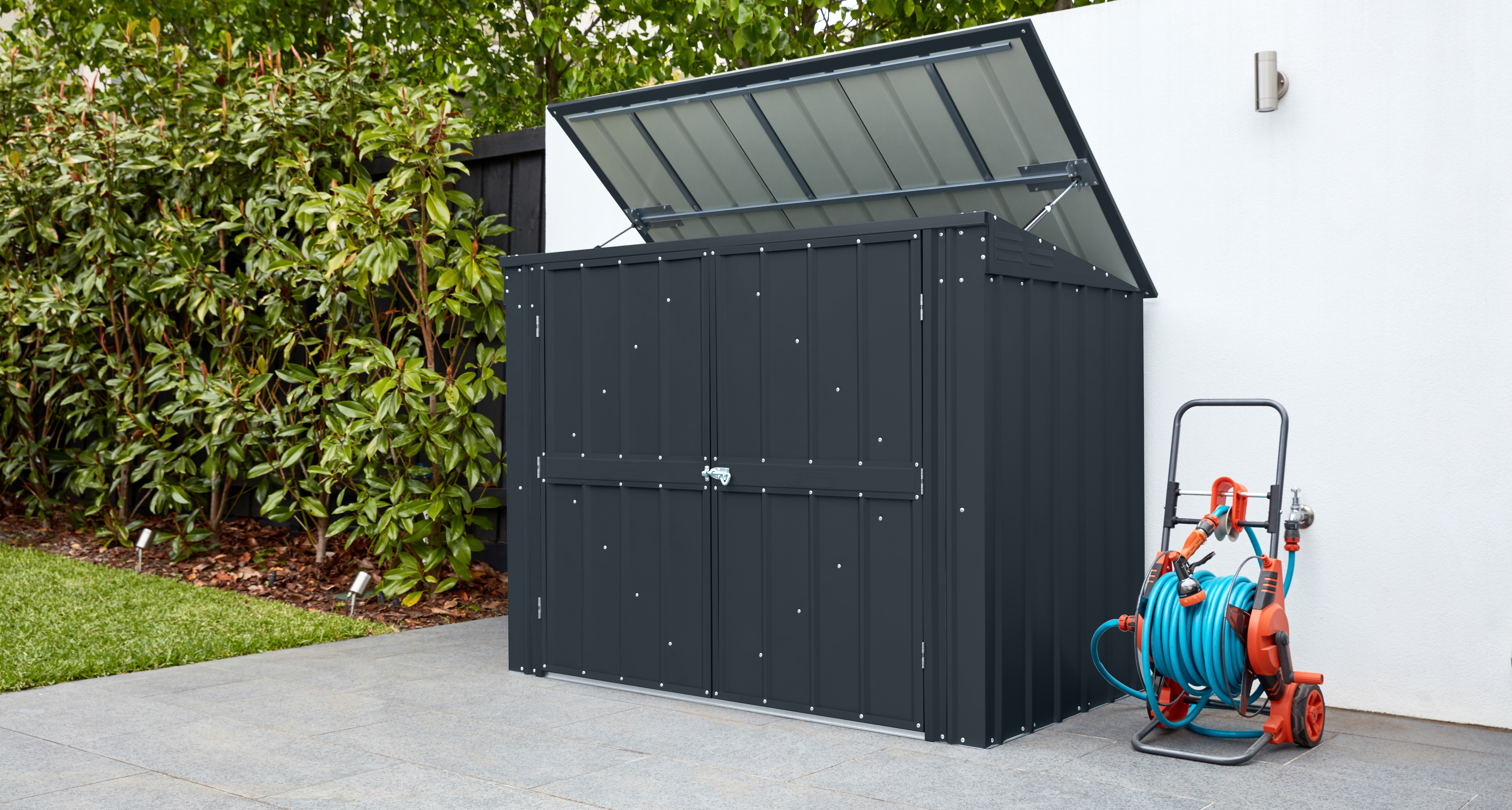 MGH_TonnenDepot_Easy_53_anthrazit_40003253_21 Mülltonnenbox Tonnen-Depot „Easy“ 5x3 - 2bins