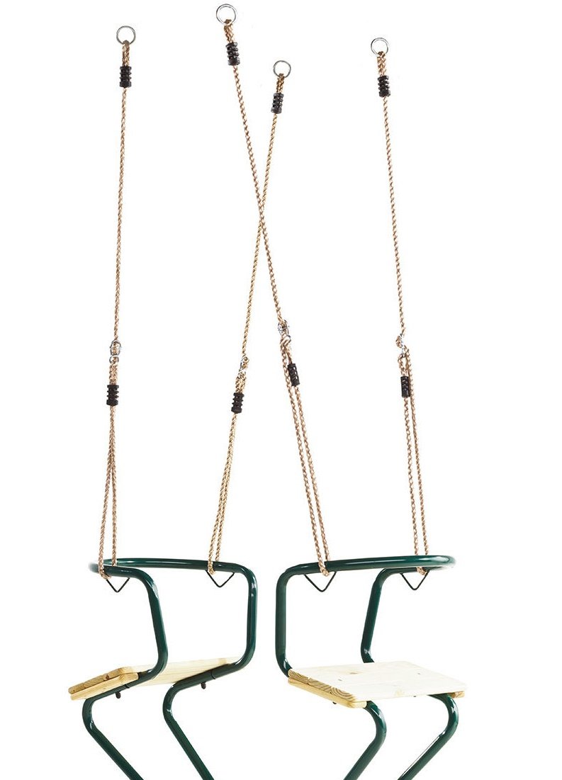 Gondelschaukel GRÜN Schiffschaukel Doppelschaukel Schaukel Zweisitzerschaukel