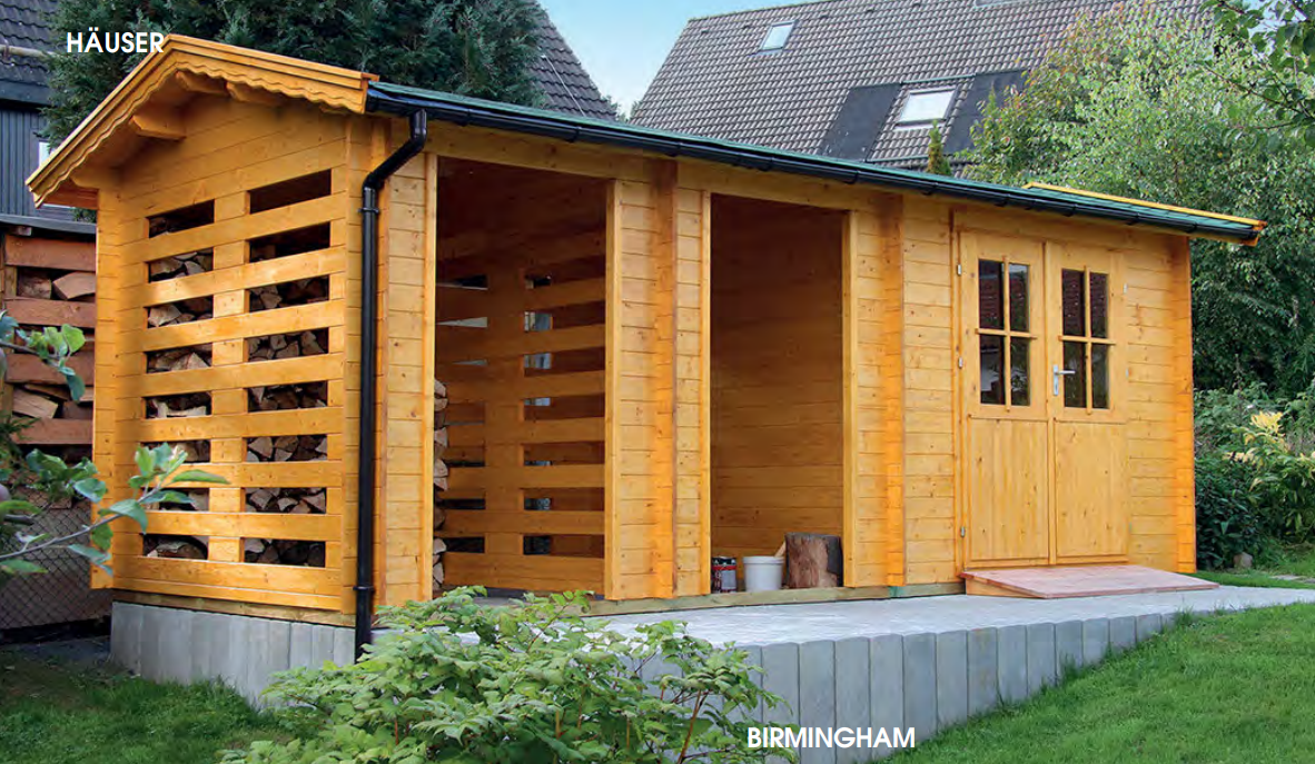 Birmingham-1 Premium Gartenhaus Birmingham