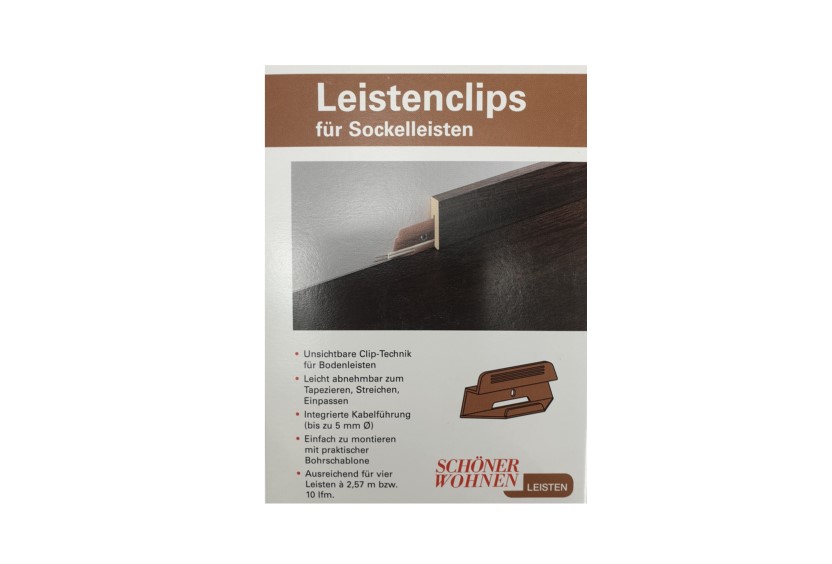Parador_Leistenclips_1288210 PARADOR - Leistenclips für Sockelleisten