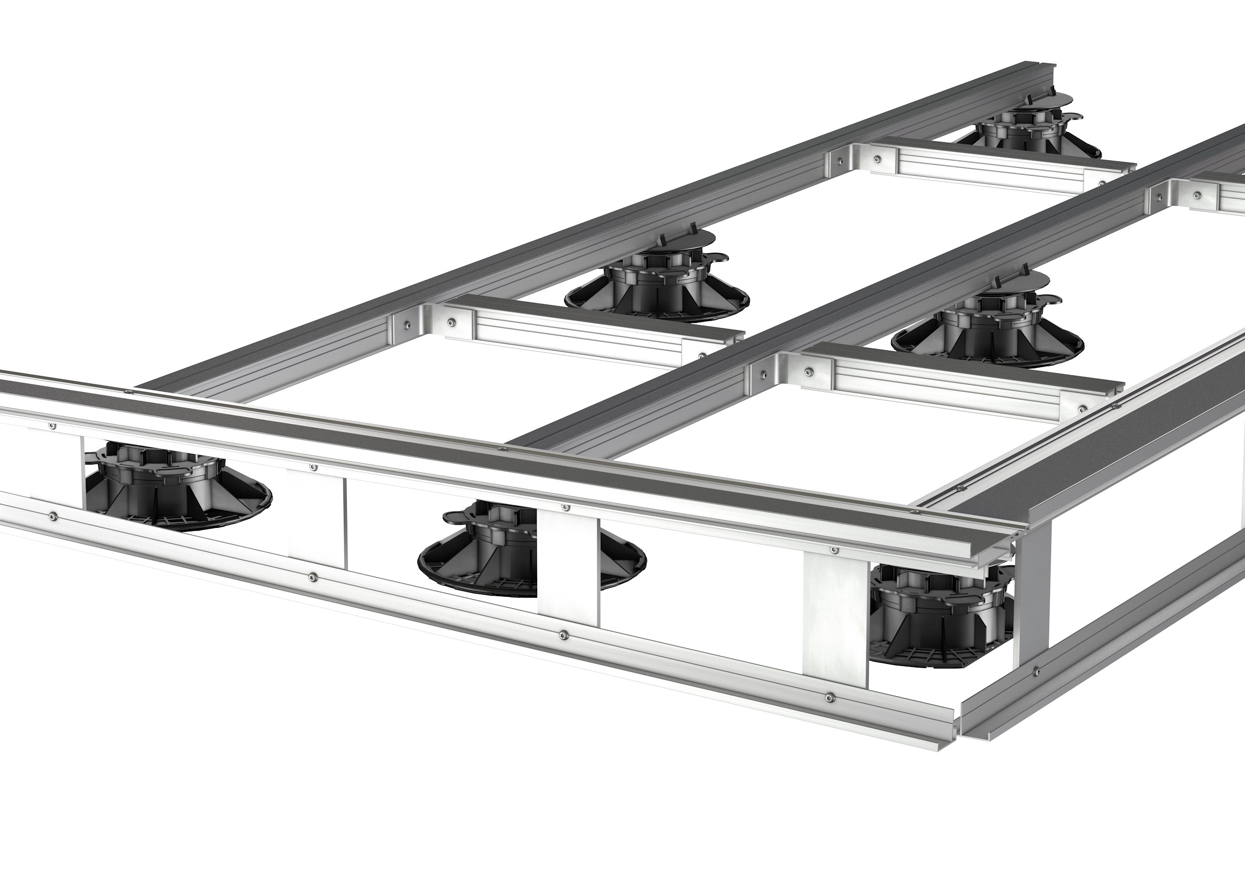 Randabschlussprofil 115x35x4000mm für ecofix Aluschienen 23/38 mm