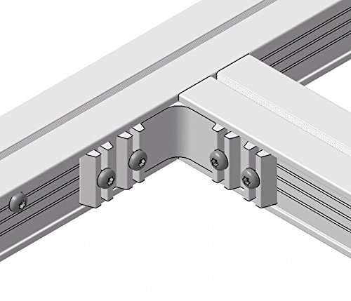 1-Stuck-T-Verbinder-30-mm_1 T-Verbinder 30 mm für 38x45 mm Aluschiene L inkl. 2 Bohrschrauben MADE IN GERMANY
