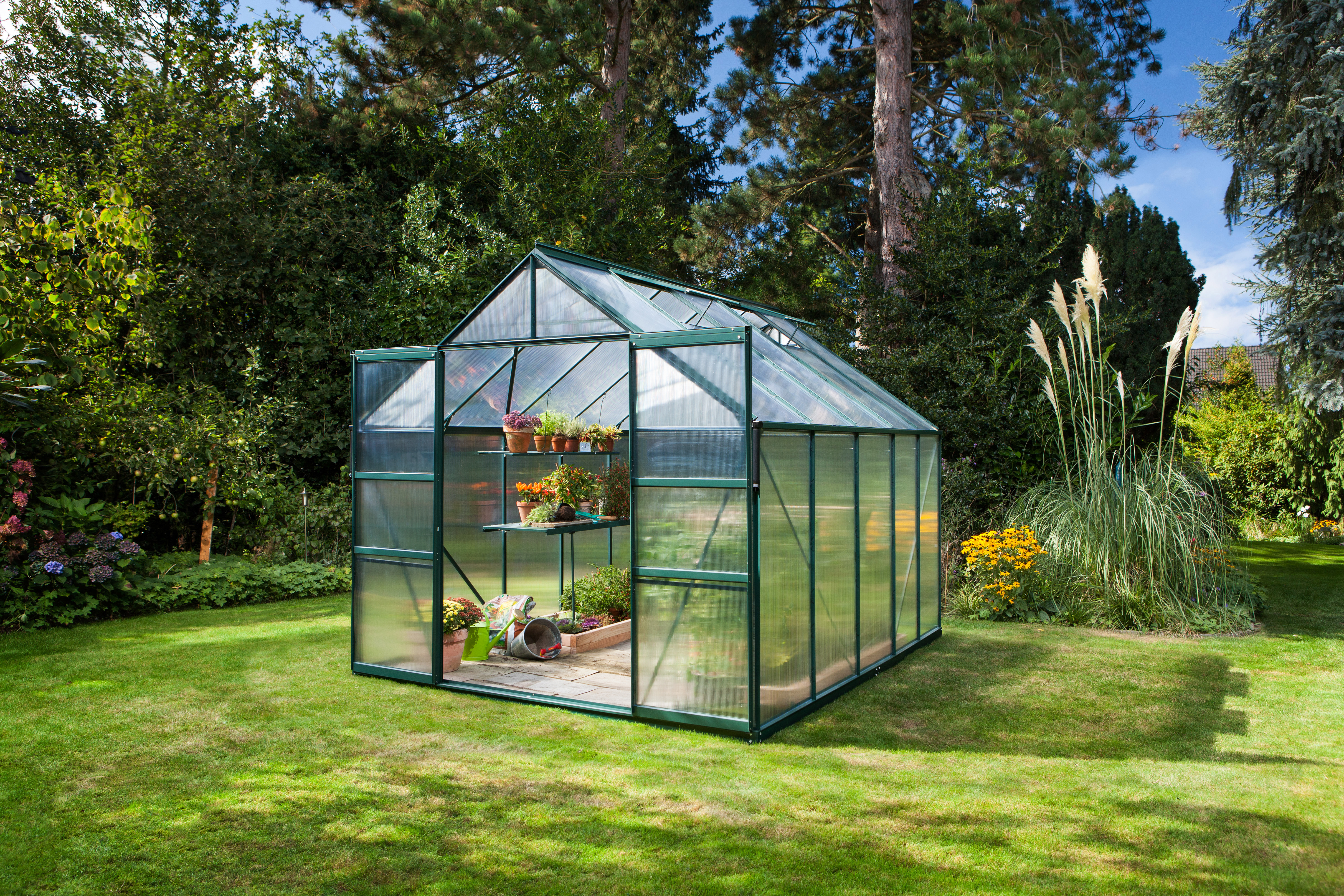Gewächshaus Mars 8300 HKP 4mm, smaragd