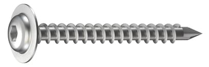 100 Stück Bohrschraube mit Linsenkopf und Flansch 5,5 x 60 mm ruspiert