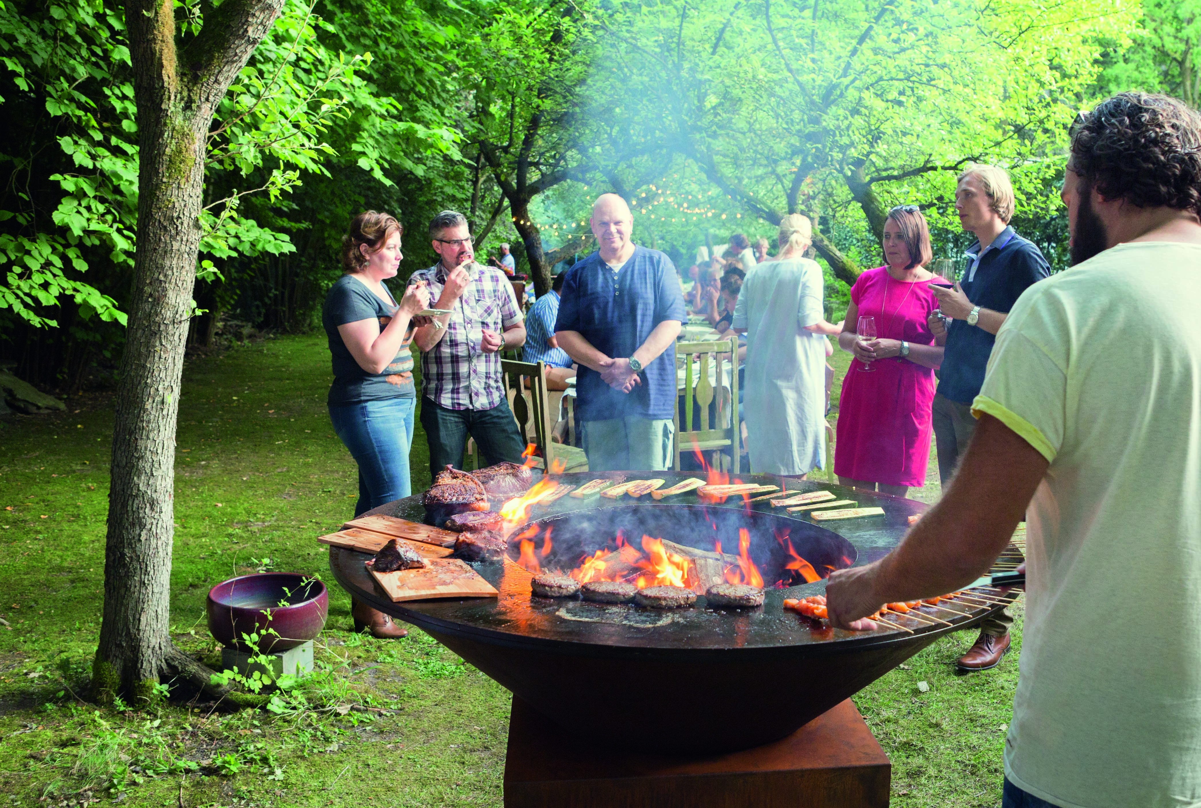 345_W6A0318 OFYR GRILL CLASSIC 100-100 Rostoptik Feuerschale Feuerring Grillschale