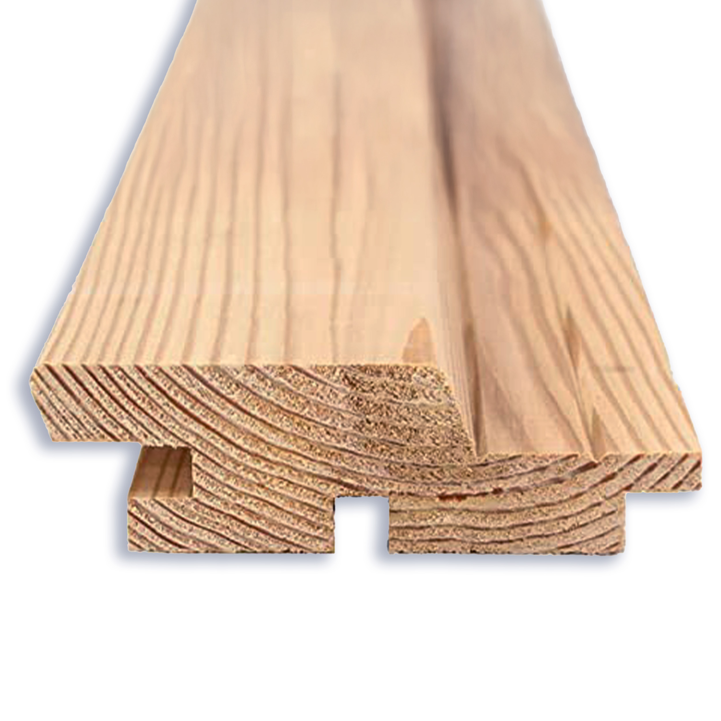 Fassadenprofil Rhombus 28x95 mm mit Nut und Feder Fassadenverkleidung Lärche naturbelassen
