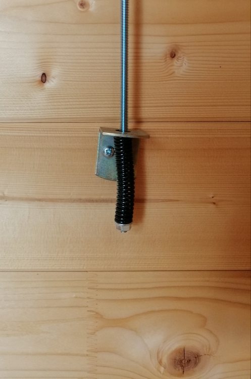 Sturmsicherung Set aus Stahl für das Gartenhaus Windsicherung 200 cm
