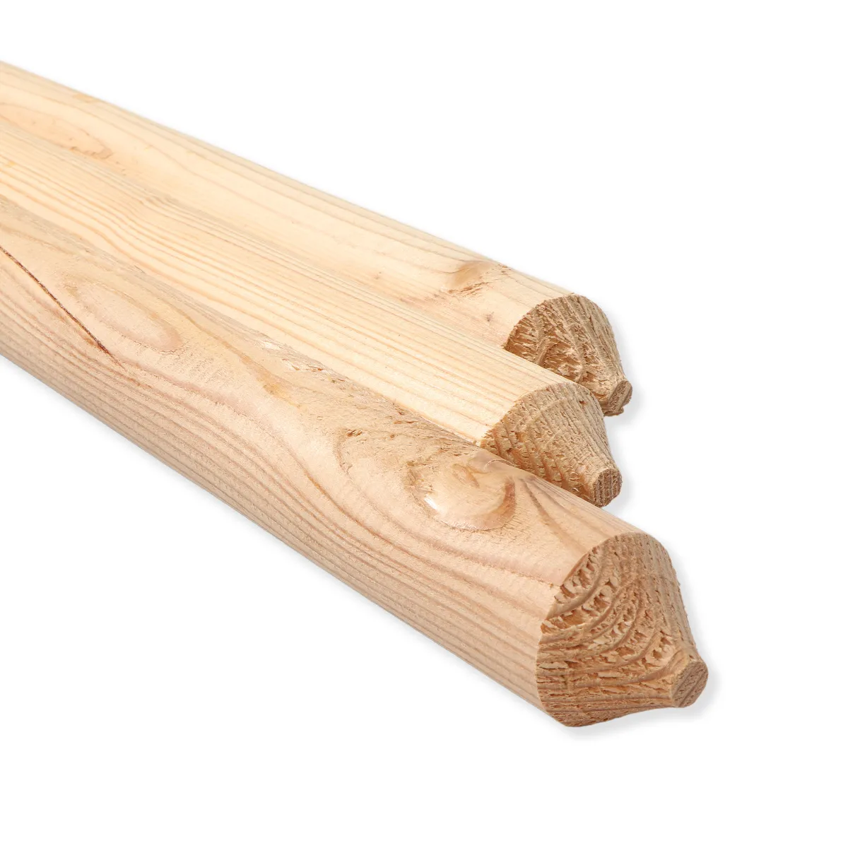 Zaunlatte Lärche natur Typ D Ø 40 mm 60 cm