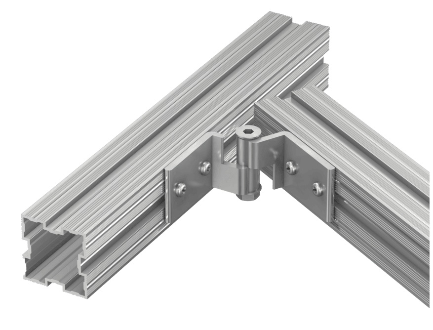 2D-Kopplung Verbinder Construct für Aluschiene 45x45 mm