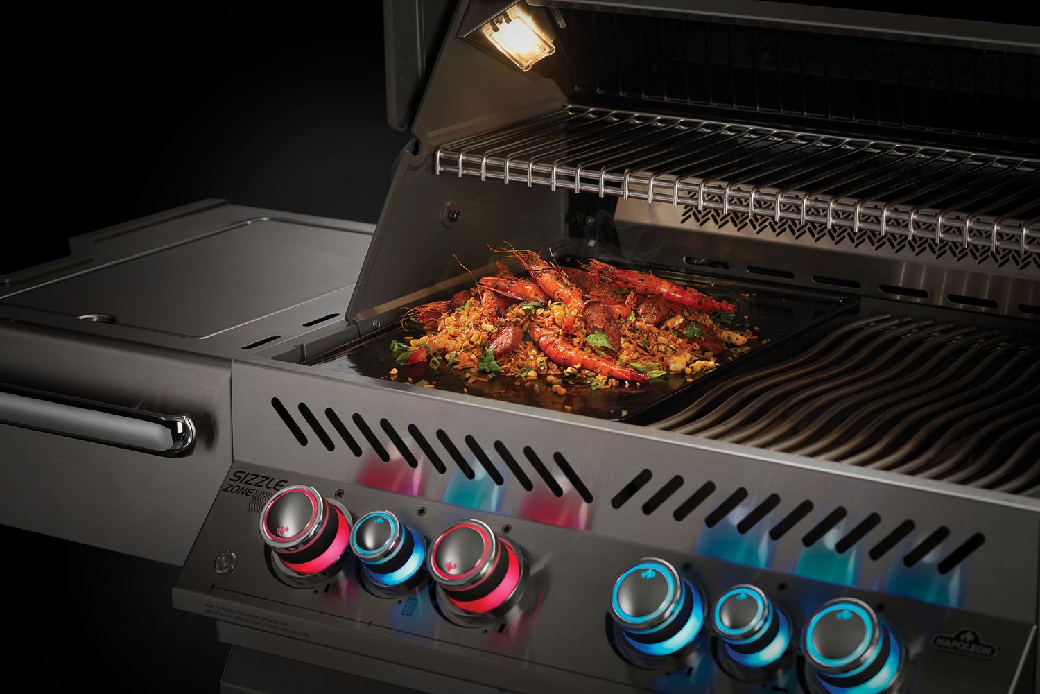 Napoleon-Grillplatte-eckig-Prestige-Grillstation-56041 Napoleon Gussplatte für Prestige (PRO), (700-Series, BILEX und PRO 605) 56041
