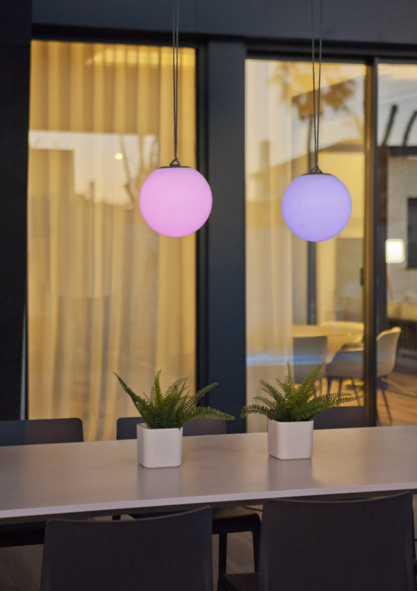 NORAI 25 LED Hängeleuchte Pendelleuchte RGBW Akku LED-Lampe