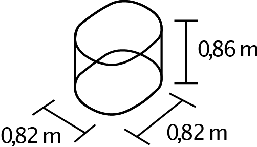 Hochbeet Terra Rund 858