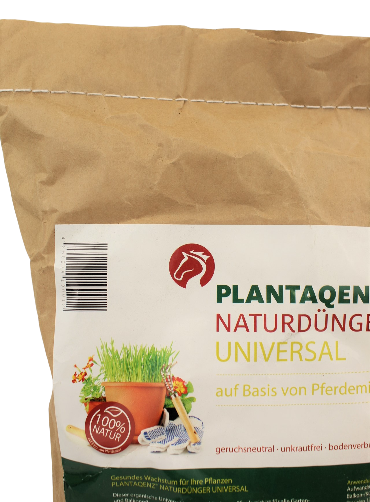3yKBEbXobjpW6T Plantaqenz-Naturdünger Universal 4 kg auf Basis von Pferdemist Pflanzendünger Gartendünger ÖKO