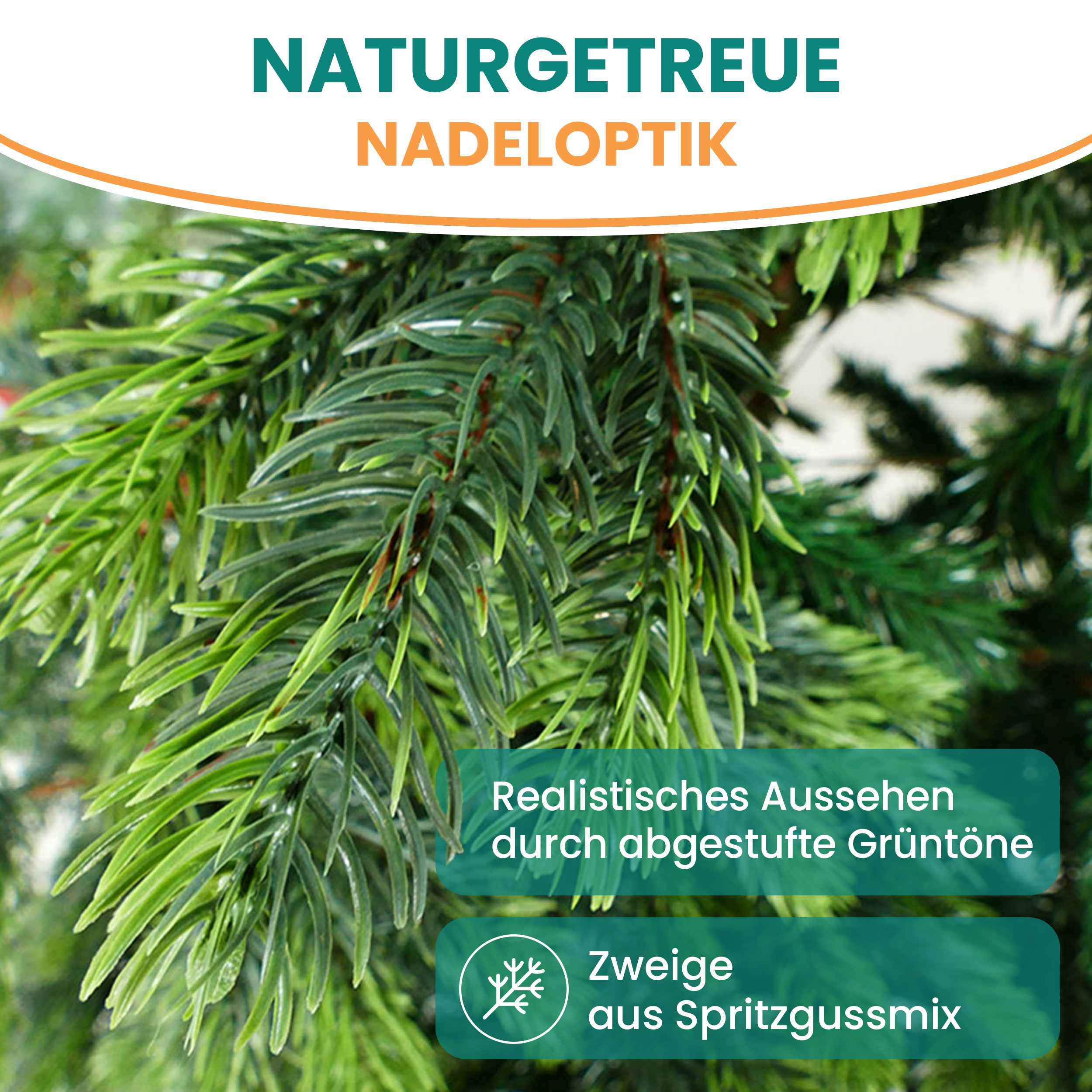 5x9LYMhkT9rQjg Künstlicher Weihnachtsbaum BonTree Tanne Christbaum Tannenbaum Nadelbaum