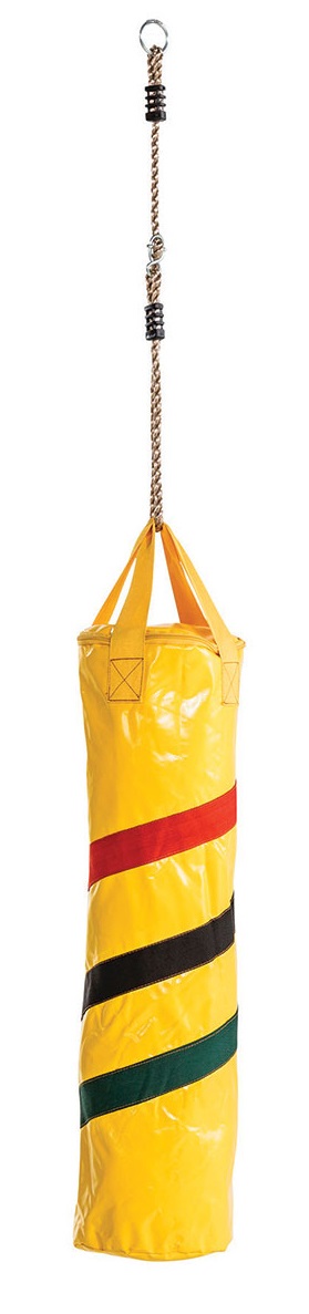 Sandsack Boxsack GELB 80 x 22 cm Seillänge 200 cm