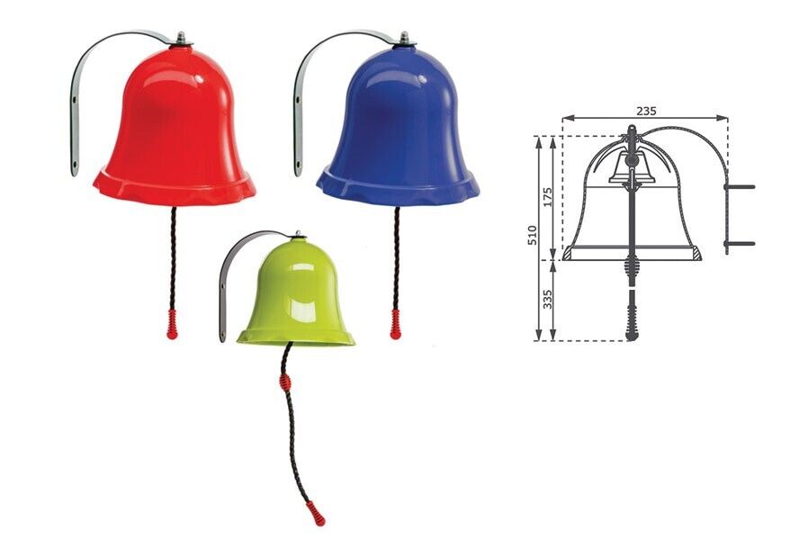 1LpVqHk9hOMJhx Schiffsglocke Glocke für Kinder Zubehör für Spielturm Spielhaus Outdoor Spielzeug