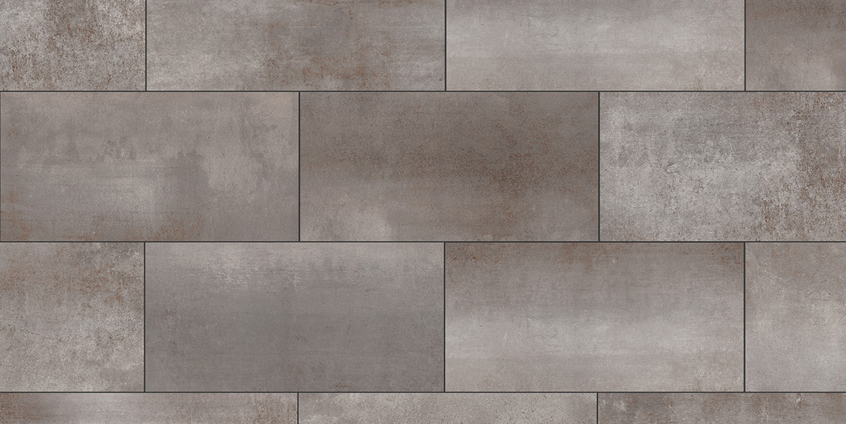 KERAMIKPLATTE METALLICO DARK SOUL 60x120x2 cm FEINSTEINZEUG MODERN 23,04 m², 32 STK. (1 Palette)