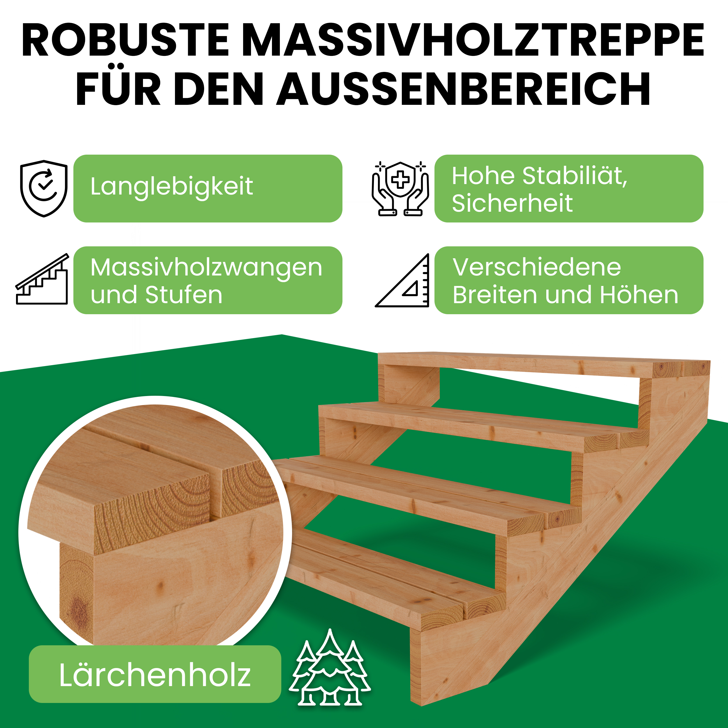 02Y77Y6RDEcSfWr Terrassentreppe aus Lärche Treppe Stufen Wangentreppe Breite