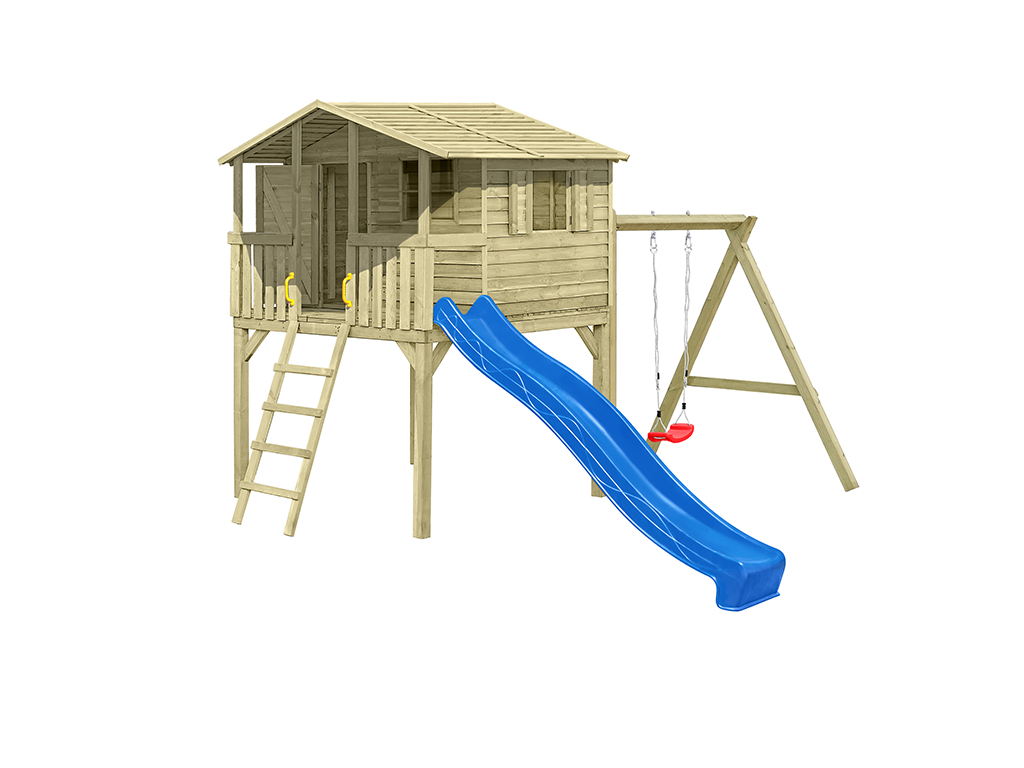 67029_ Stelzenhaus Julia Spielhaus Kinderspielhaus Spielturm