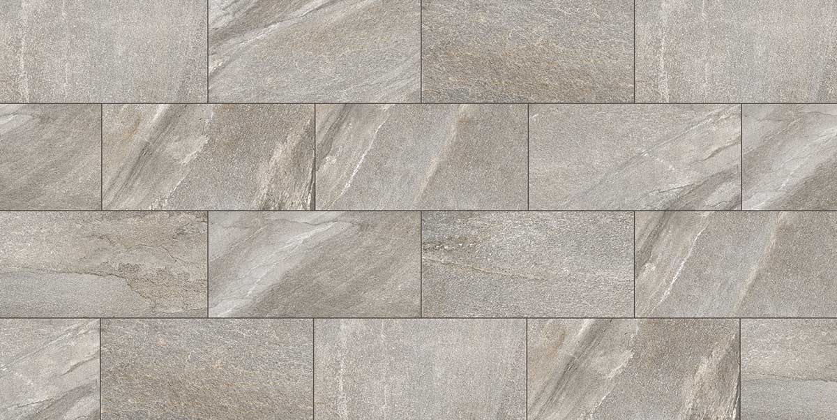 KERAMIKPLATTE ETNA LIGHT GREY 40x80x2 cm FEINSTEINZEUG MODERN 0,64 m², 2 STK. (Lagerartikel)