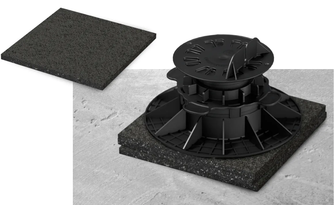 Hartschaumpad 200x200x10 mm EPP Isopad für Stelzlager hochdruckfest & stappelbar 1 Stück