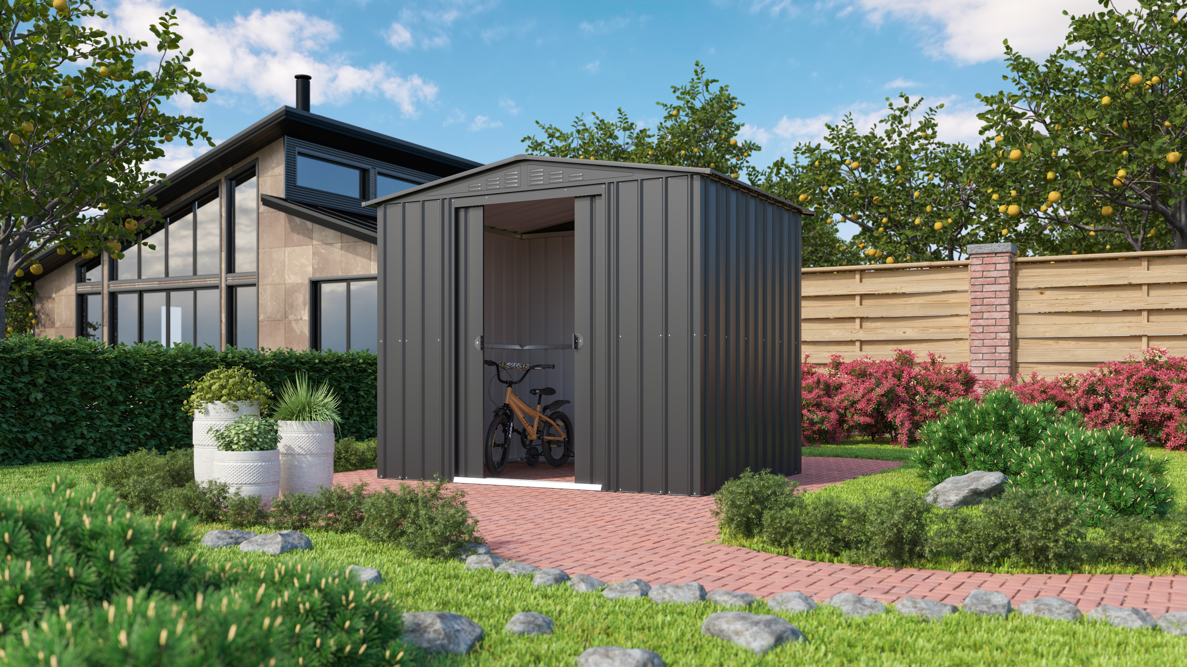 Gerätehaus Gartenmanager "Dream" 86 , anthrazit