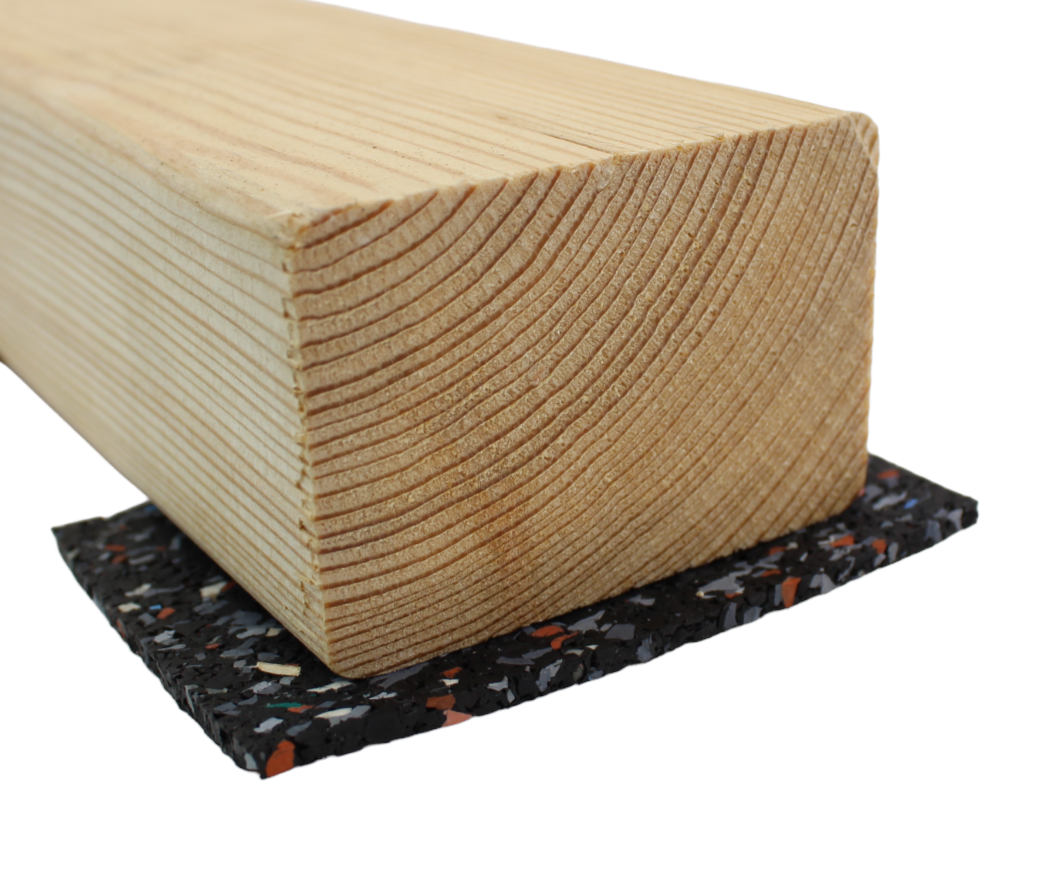 Terrassenpad 90x60x3 mm Pad Unterlage Terrassenpads Gummigranulat Bautenschutzmatte