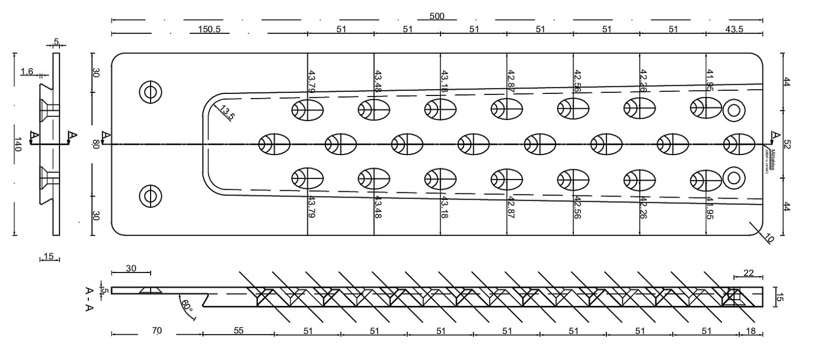 3dPQhsRoshVP2a Pitzl Schwerlast Verbinder HVP für Holz-Holzanschluss 140x500x20 mm Inkl. Abhubsicherung 88550.1000