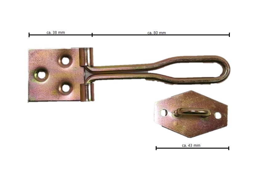 Kistenschloss - ca. 120 mm