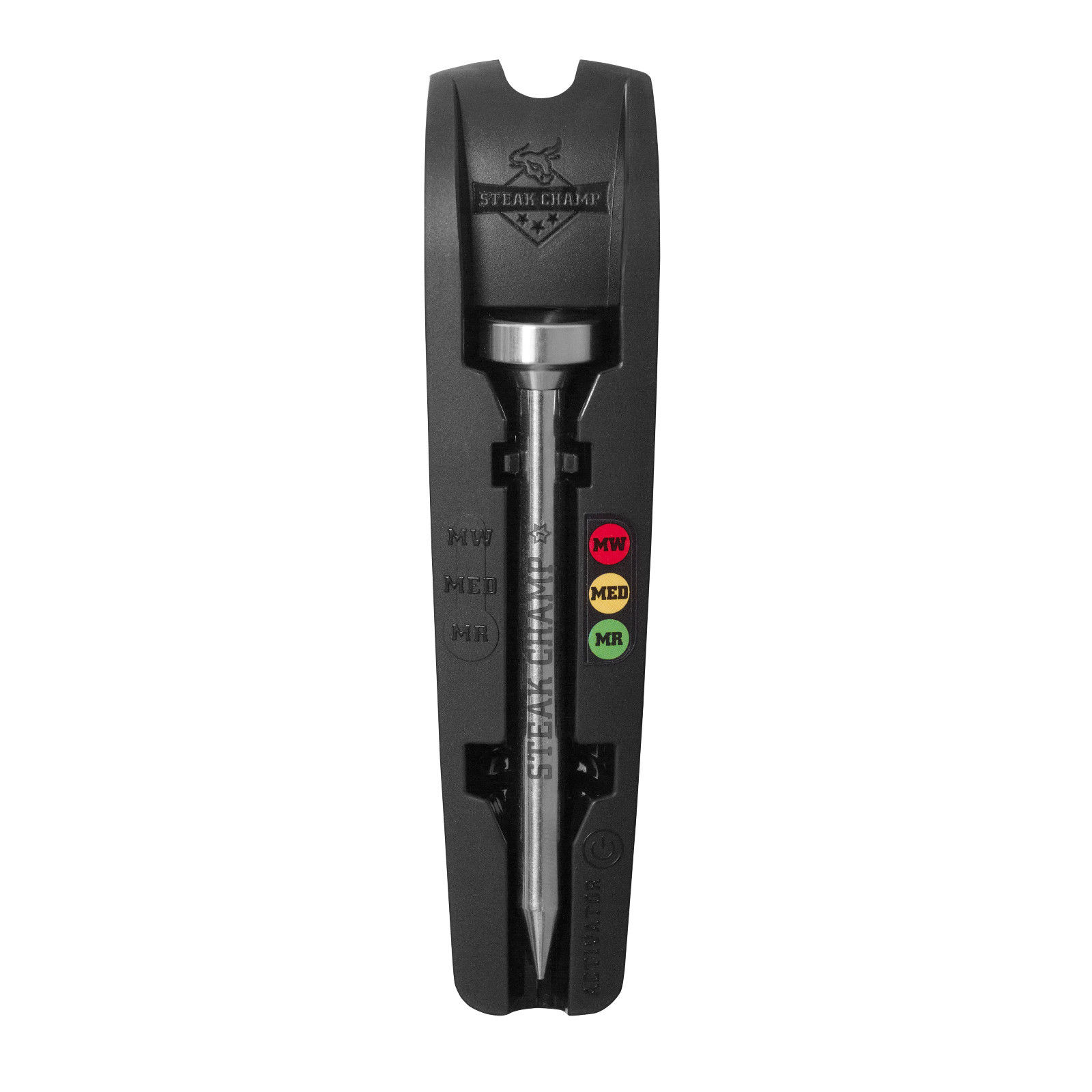 4v787KnV0UnTwT SteakChamp Thermometer 3c black Das ultimative Fleisch 3-Color