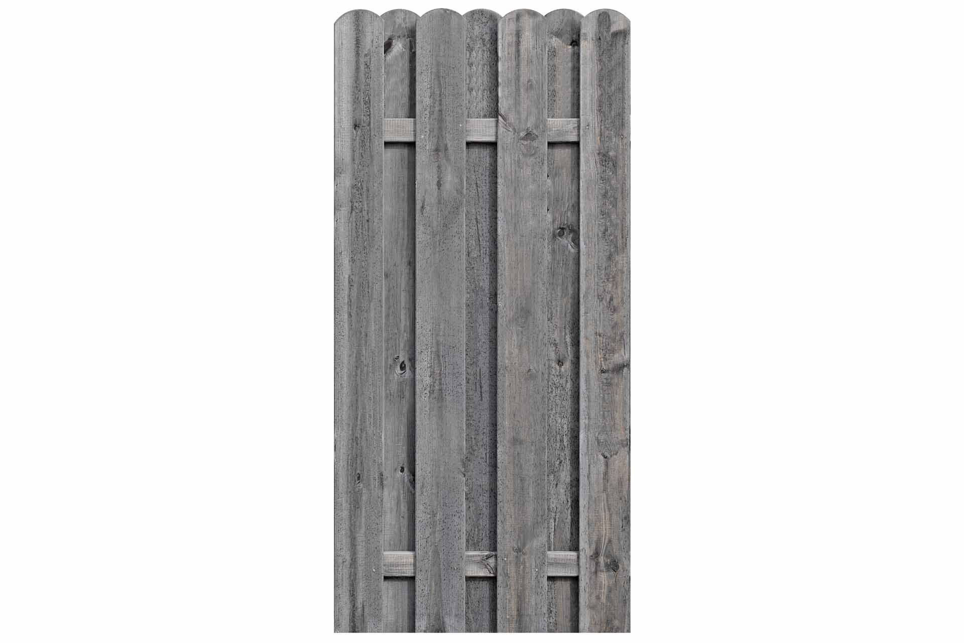 Sichtschutz BOLEO Bohlen-Zaun 90x180 cm Kiefer KDI grau