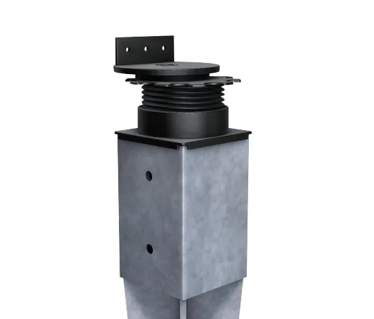 Terracon Terrassenlager FLEX für Bodeneinschlaghülsen Eindrehhülsen 91x91 mm Karle & Rubner