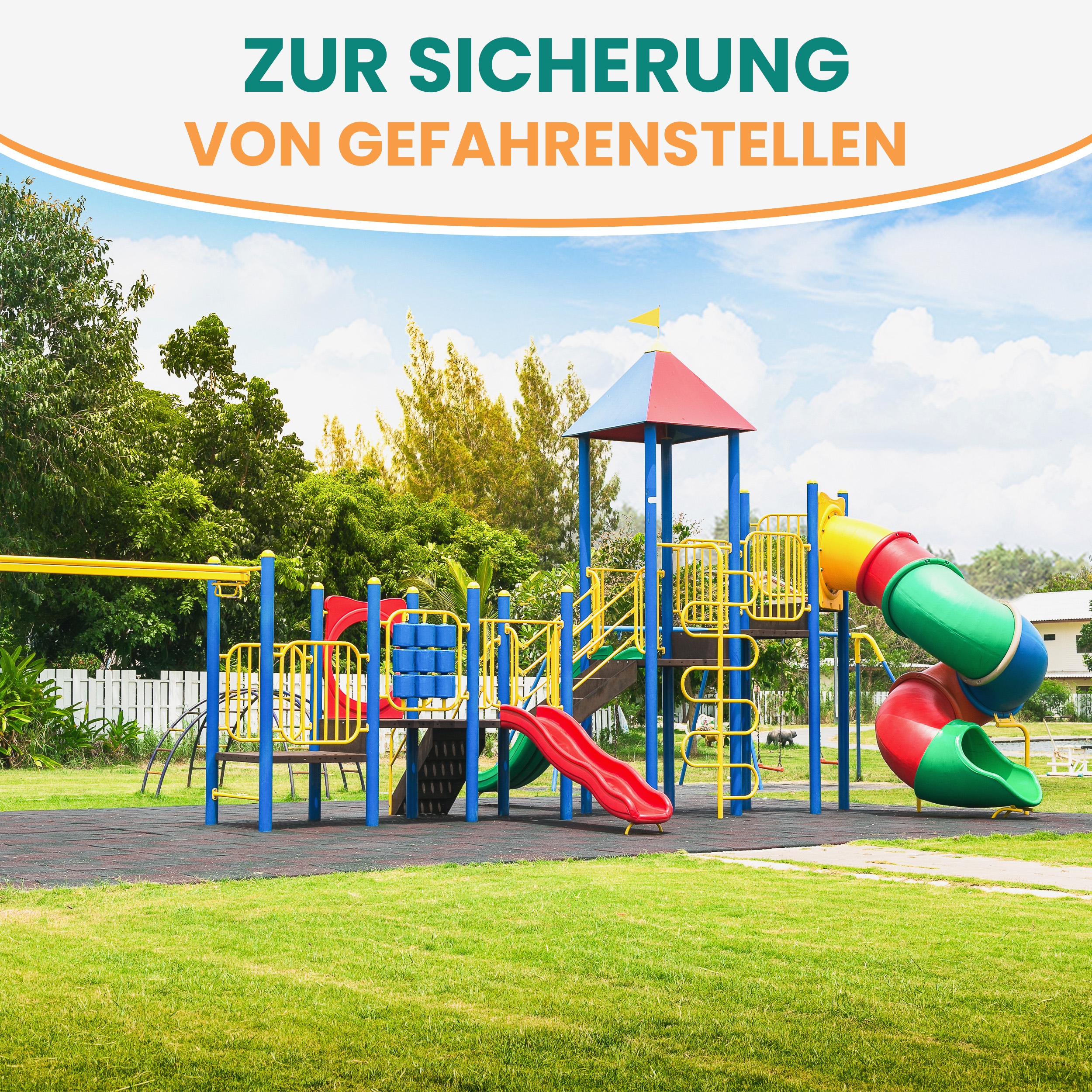 6eaYS1ZicY1G3D Fallschutzmatte 50x50 cm Gummimatte für Spieltürme Schaukel Rutsche Outdoor