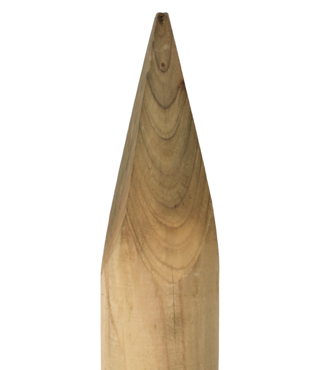 Pfahl Ø 8 cm, 75cm Länge gespitzt imprägniert Beeteinfassung Baumpfahl imprägniert