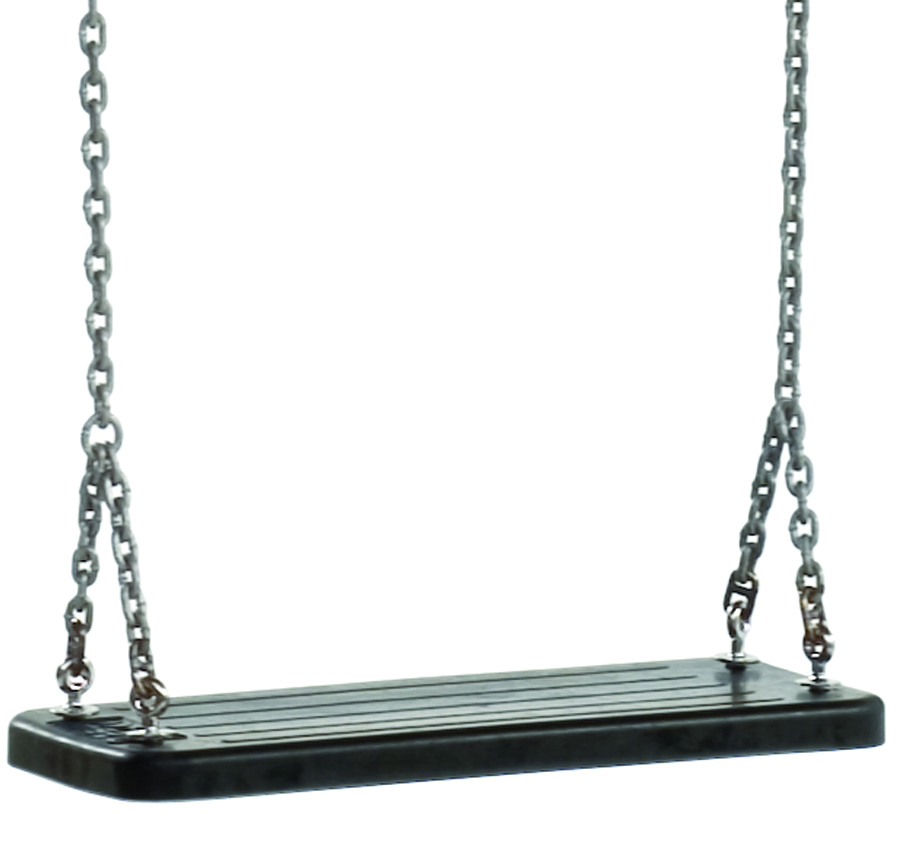 schaukel-offfentlich Doppelschaukel-Set öffentlich DIN 1176, Standpfosten 115x115 mm, inkl. Bodenanker