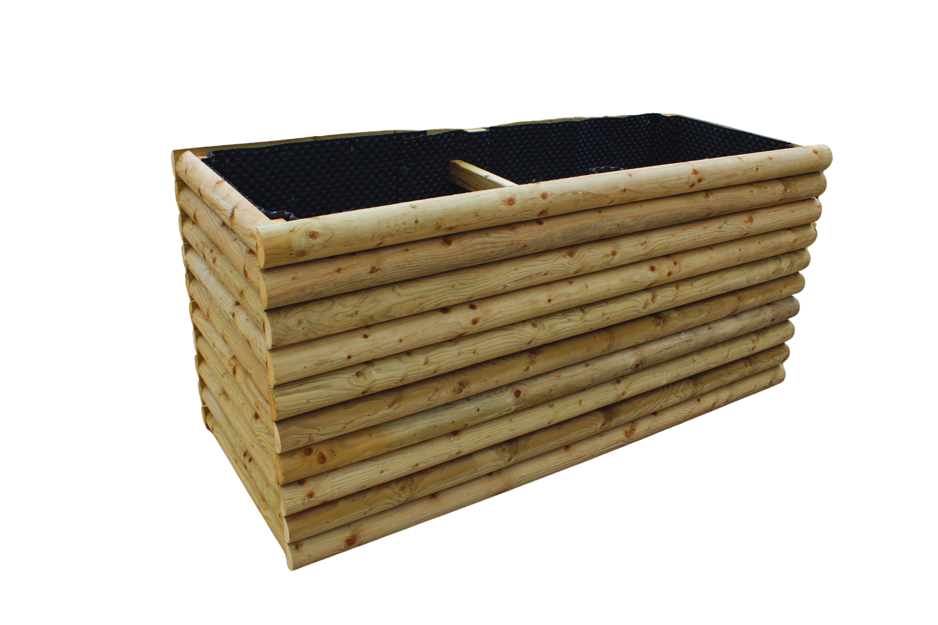 Hochbeet-XXL-2 Hochbeet XXL aus Kiefernholz imprägniert Höhe 90 cm Kräuterbeet inkl. Noppenfolie Gemüsebeet