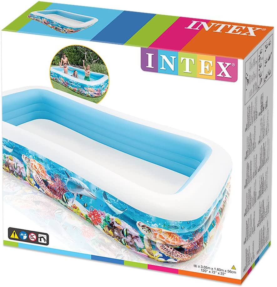 INT1144_2 Intex Sealife Swim Center Pool Kinder Aufstellpool Planschbecken 305 x 183 x 56 cm