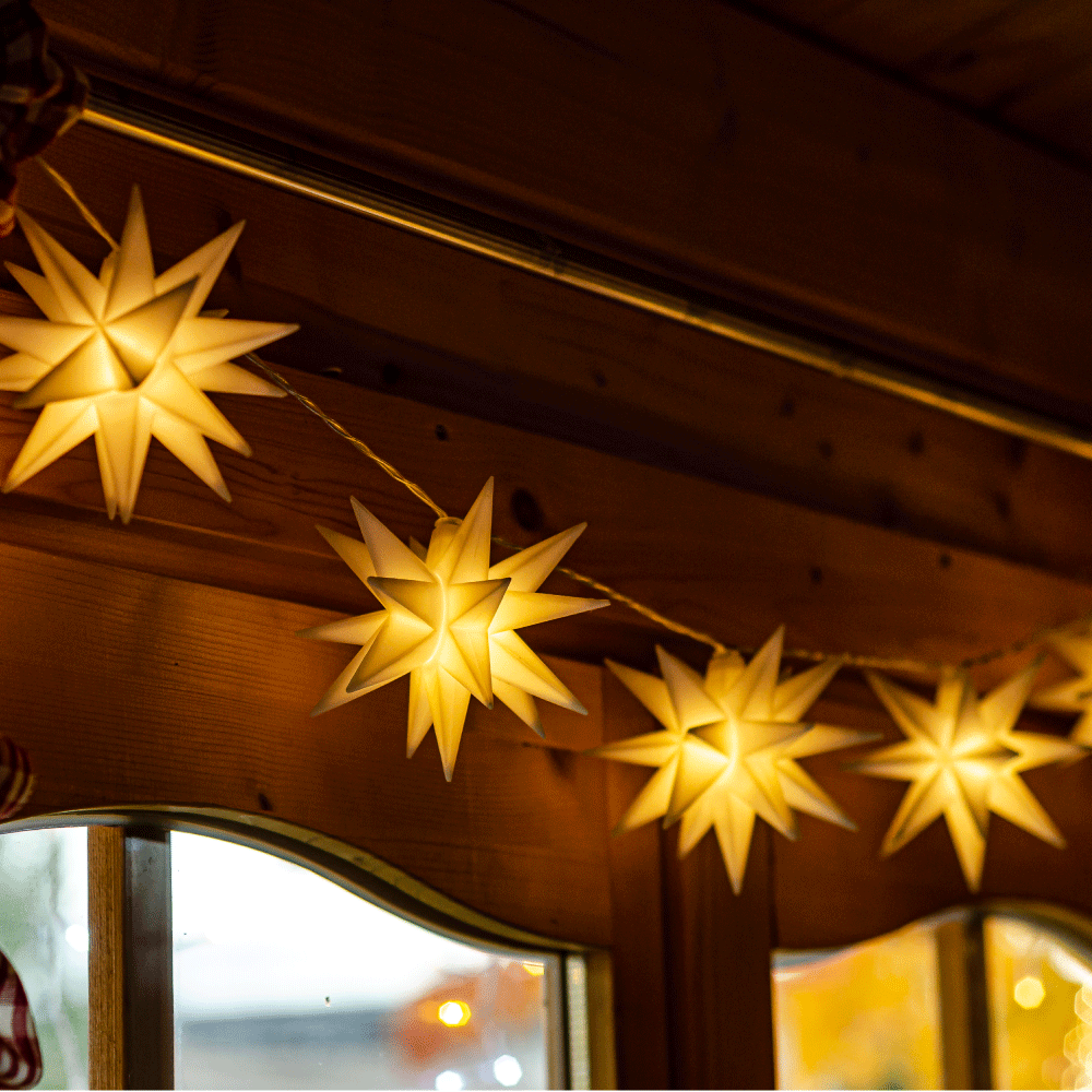 b1WJvr49B9EzYNQ Lichterkette mit weißen LED-Sternen warmweißes Licht für innen und außen