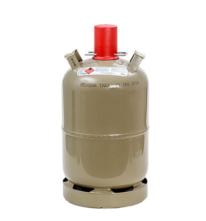 BBQ Campingflasche + Füllung Brenngas 11 kg (24,99 €) Gasflasche inkl. Füllung