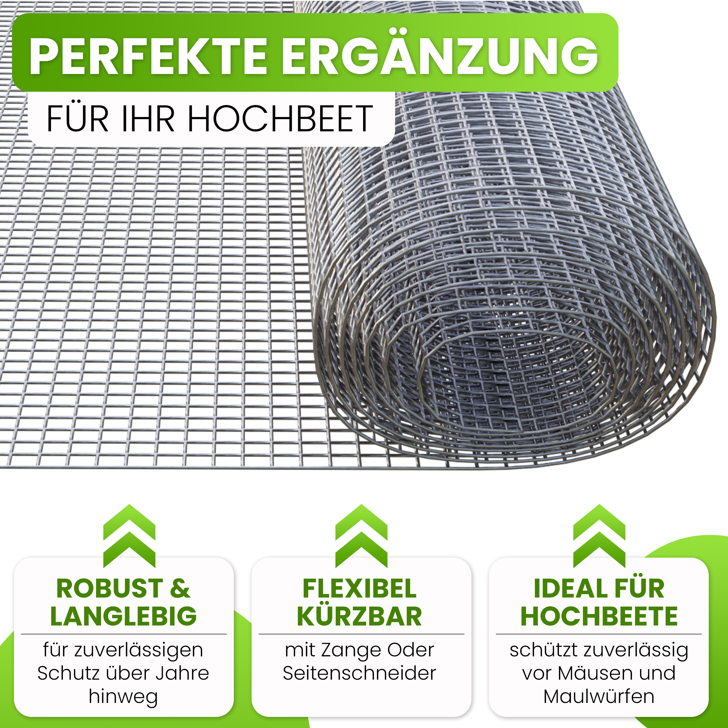 Mausgitter Wühlmausgitter für Hochbeet von Gartenwelt Riegelsberger